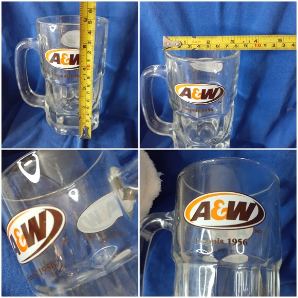 A & W "Since 1956" bilingual Libby 21 *5.75"* $12.50 Canada - Wide shipping - Picture 7 of 16